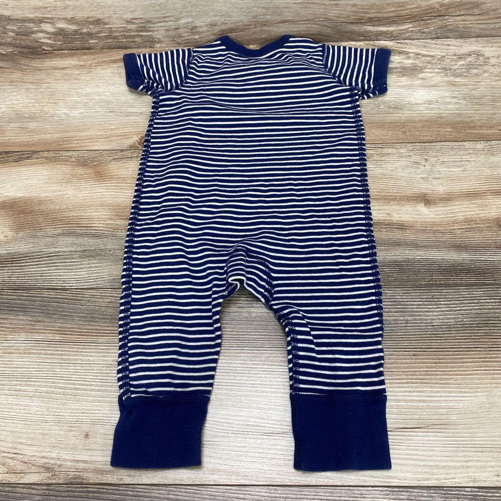 Moon and Back Striped Romper sz 6-12m - Me 'n Mommy To Be