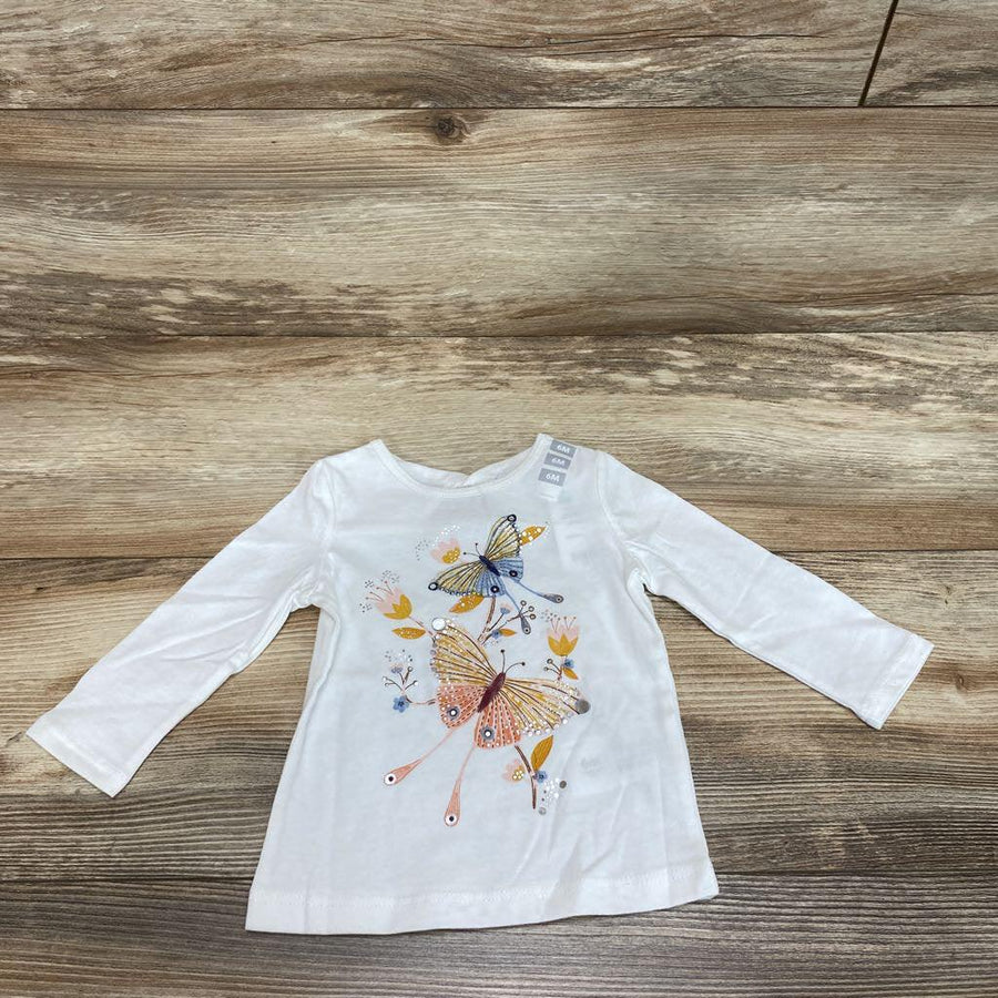 NEW Carter's Butterfly Jersey Top sz 6m - Me 'n Mommy To Be