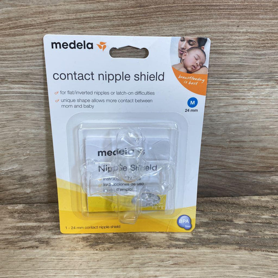 NEW Medela Contact Nipple Shield sz 24mm - Me 'n Mommy To Be