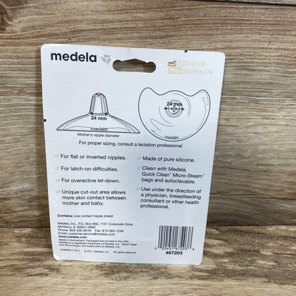 NEW Medela Contact Nipple Shield sz 24mm - Me 'n Mommy To Be