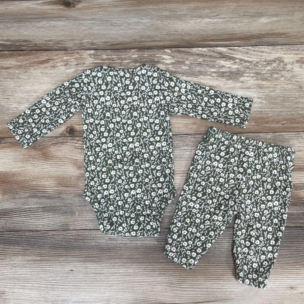 Just One You 2pc Floral Bodysuit & Pants sz 3m - Me 'n Mommy To Be