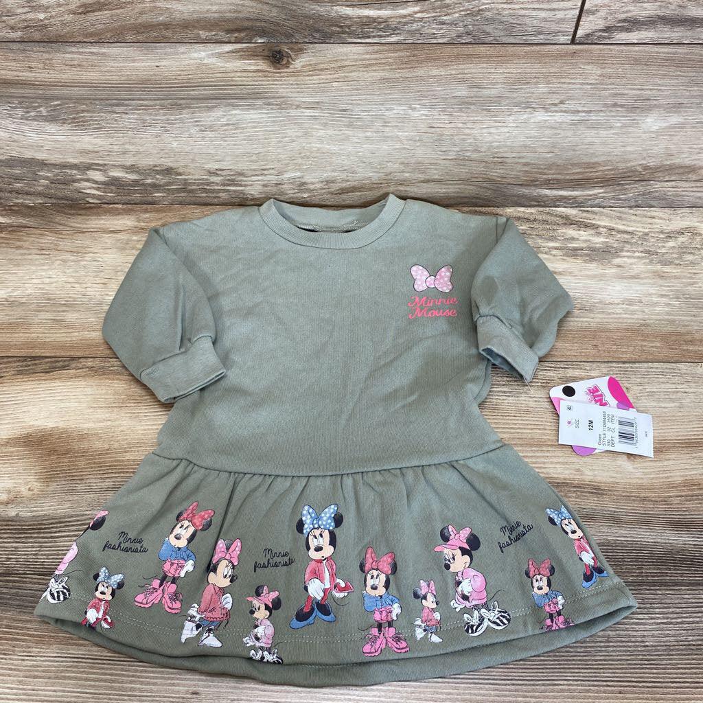 NEW Disney Junior Minnie Mouse Sweatshirt Dress sz 12m - Me 'n Mommy To Be