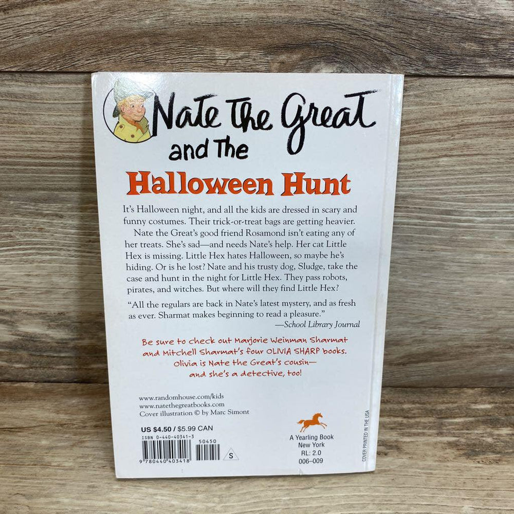 Nate The Great And The Halloween Hunt Paperback Book - Me 'n Mommy To Be