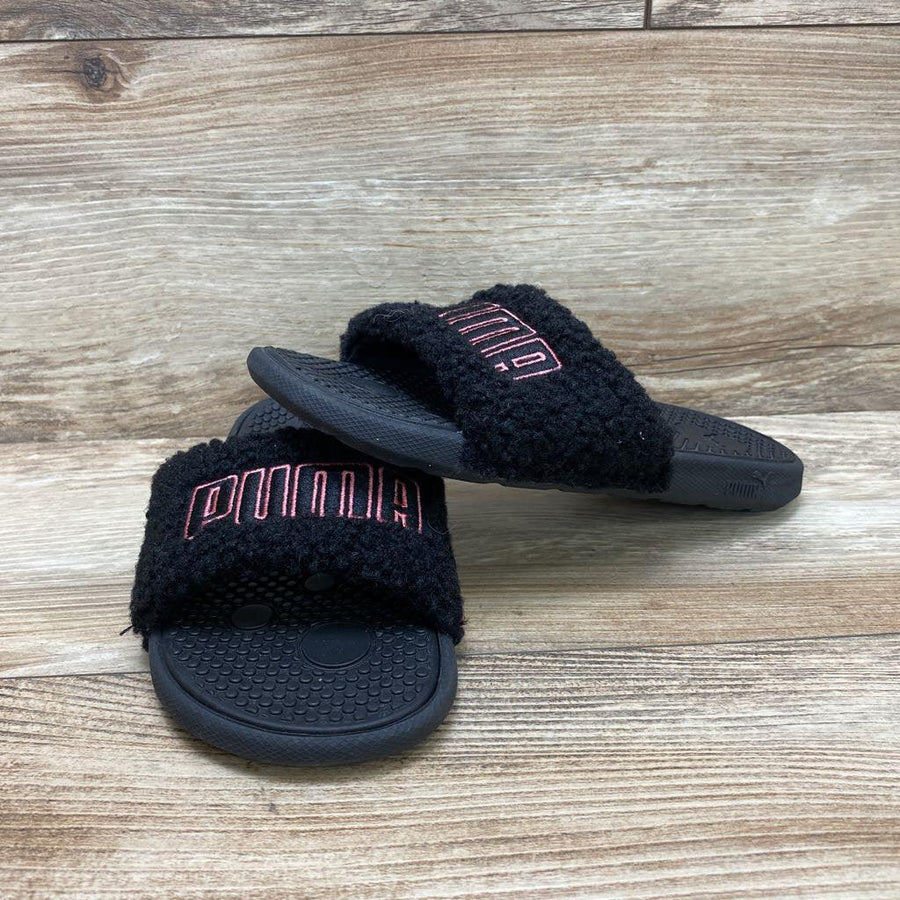 Puma Cool Cat Sherpa Slides sz 3Y - Me 'n Mommy To Be