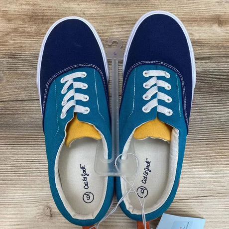 NEW Cat & Jack Tyler Slip-On Sneakers sz 6Y - Me 'n Mommy To Be