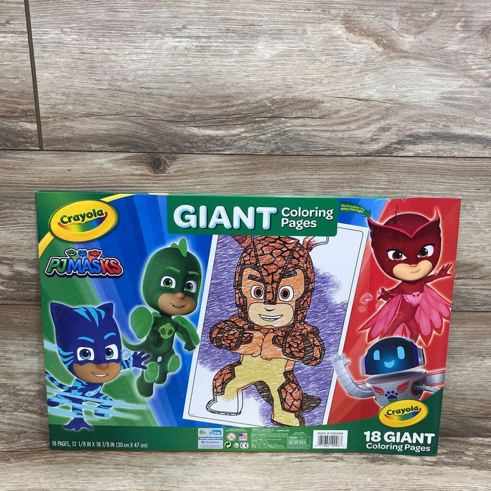 NEW Crayola PJ Masks Giant Coloring Pages - Me 'n Mommy To Be