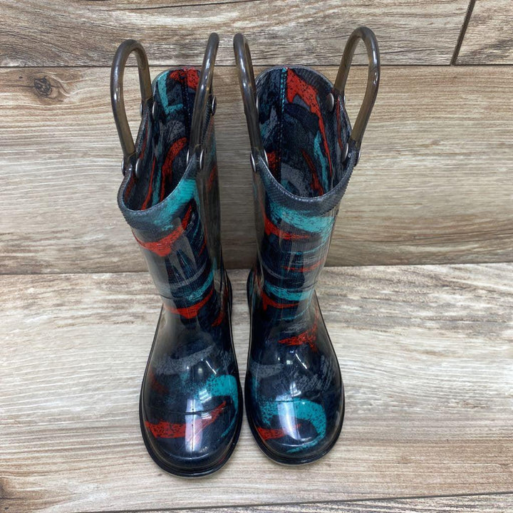Western Chief Deep Water Light Up Rainboots sz 6c - Me 'n Mommy To Be