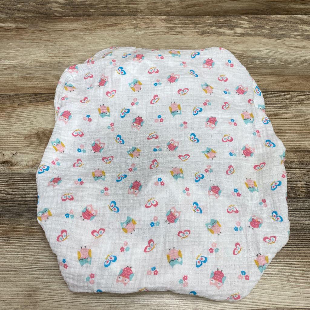 Summer Muslin Changing Pad Cover, What a Hoot - Me 'n Mommy To Be