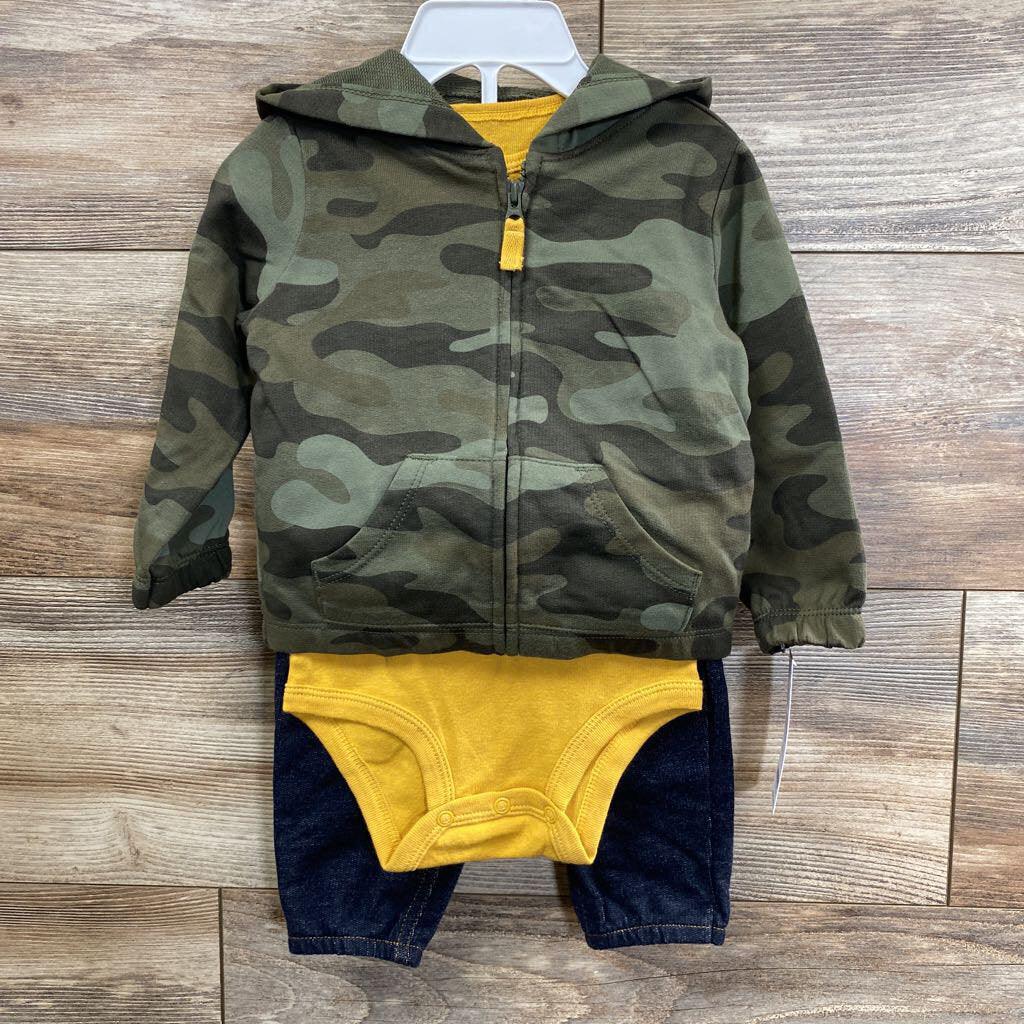 NEW Carter's 3pc Camo Outfit Set sz 9m - Me 'n Mommy To Be