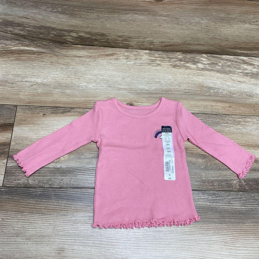 NEW Okie Dokie Ribbed Shirt sz 9m - Me 'n Mommy To Be
