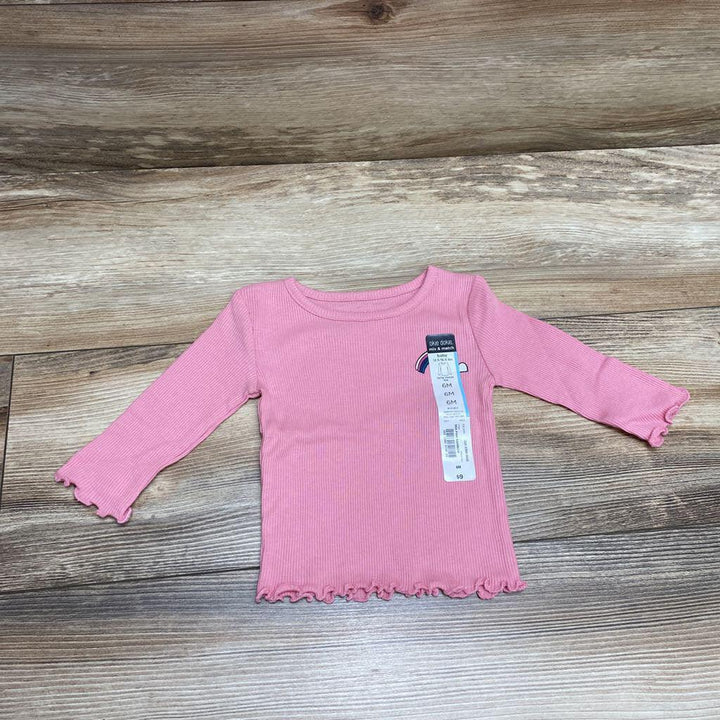 NEW Okie Dokie Ribbed Shirt sz 6m - Me 'n Mommy To Be