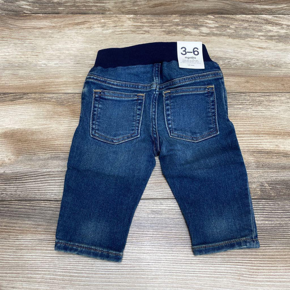 NEW Baby Gap My First Easy Slim Knit-Denim Jeans sz 3-6m - Me 'n Mommy To Be