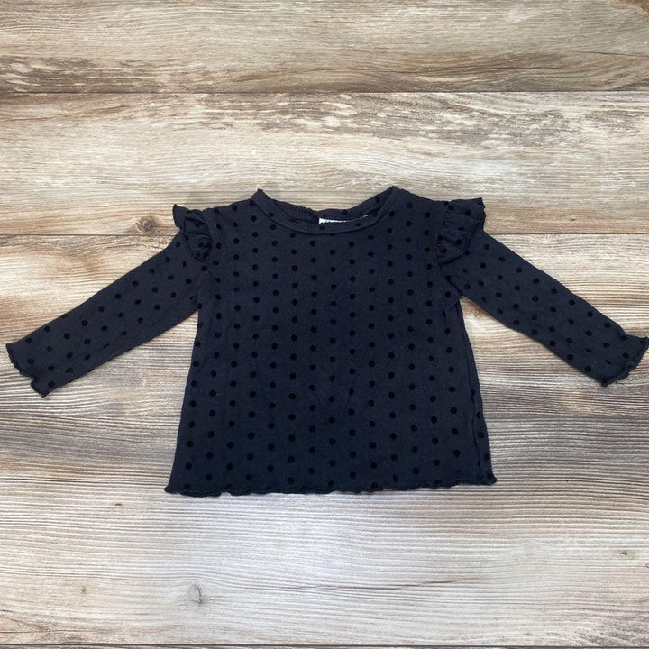 Zara Ruffle Polka Dot Shirt sz 6-9m - Me 'n Mommy To Be