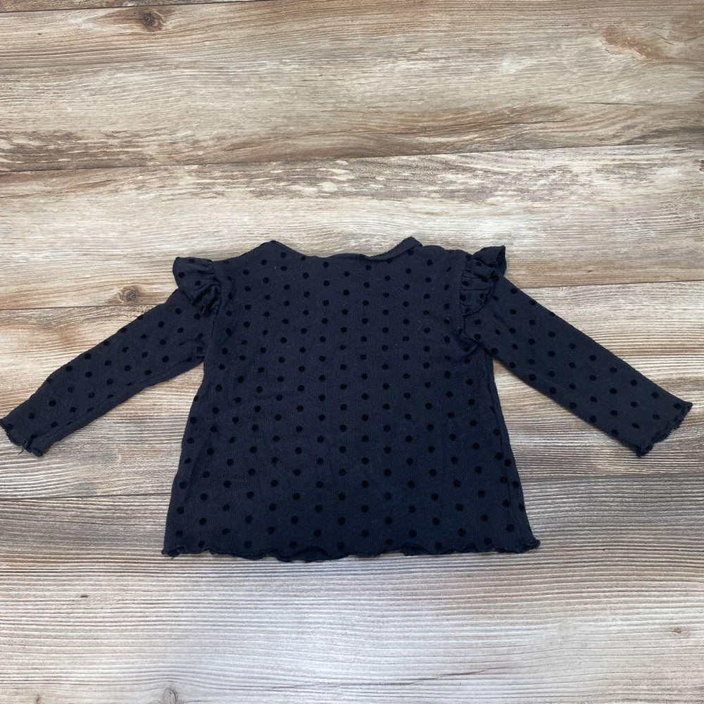 Zara Ruffle Polka Dot Shirt sz 6-9m - Me 'n Mommy To Be