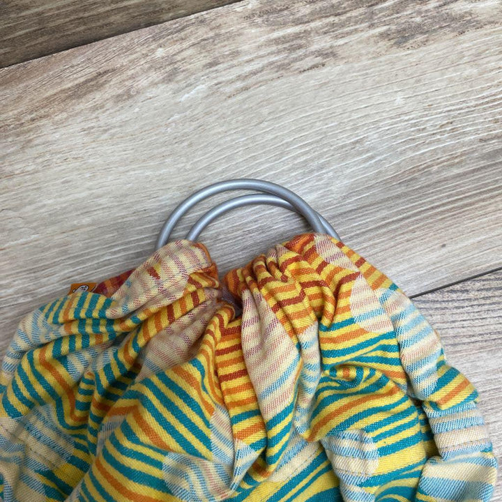 Tula Rainbow Hearts Woven Ring Sling sz S/M - Me 'n Mommy To Be