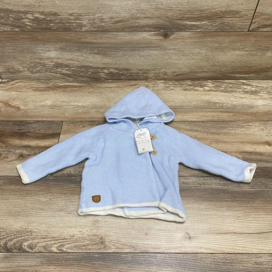 Rock A Bye Baby Hooded Knit Cardigan sz 6-12M - Me 'n Mommy To Be