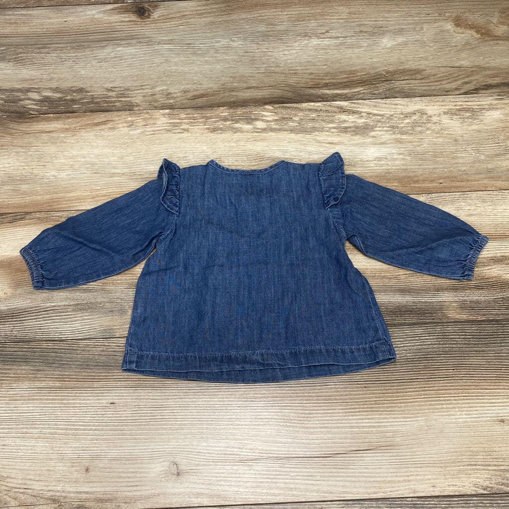 H&M Chambray Shirt sz 6m - Me 'n Mommy To Be