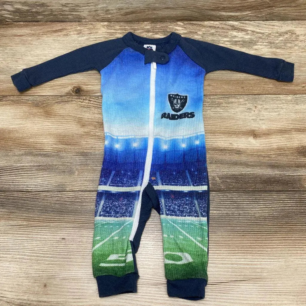 NFL Team Raiders Thermal Sleeper sz 6m - Me 'n Mommy To Be