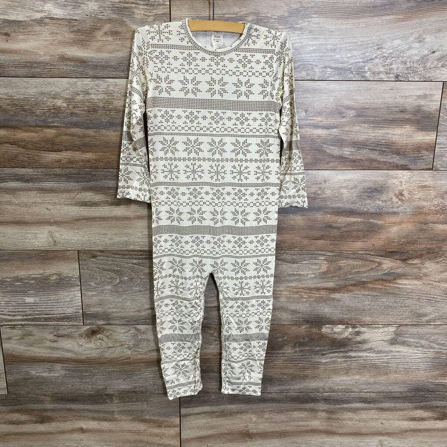 NEW Kate Quinn Bamboo Fennel Nordic Snowflake Sport Jumpsuit sz 3T - Me 'n Mommy To Be