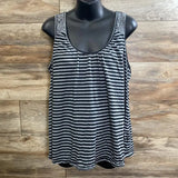 Bump In The Night 2pc Robe & Striped Tank Top sz XL - Me 'n Mommy To Be