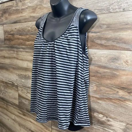 Bump In The Night 2pc Robe & Striped Tank Top sz XL - Me 'n Mommy To Be