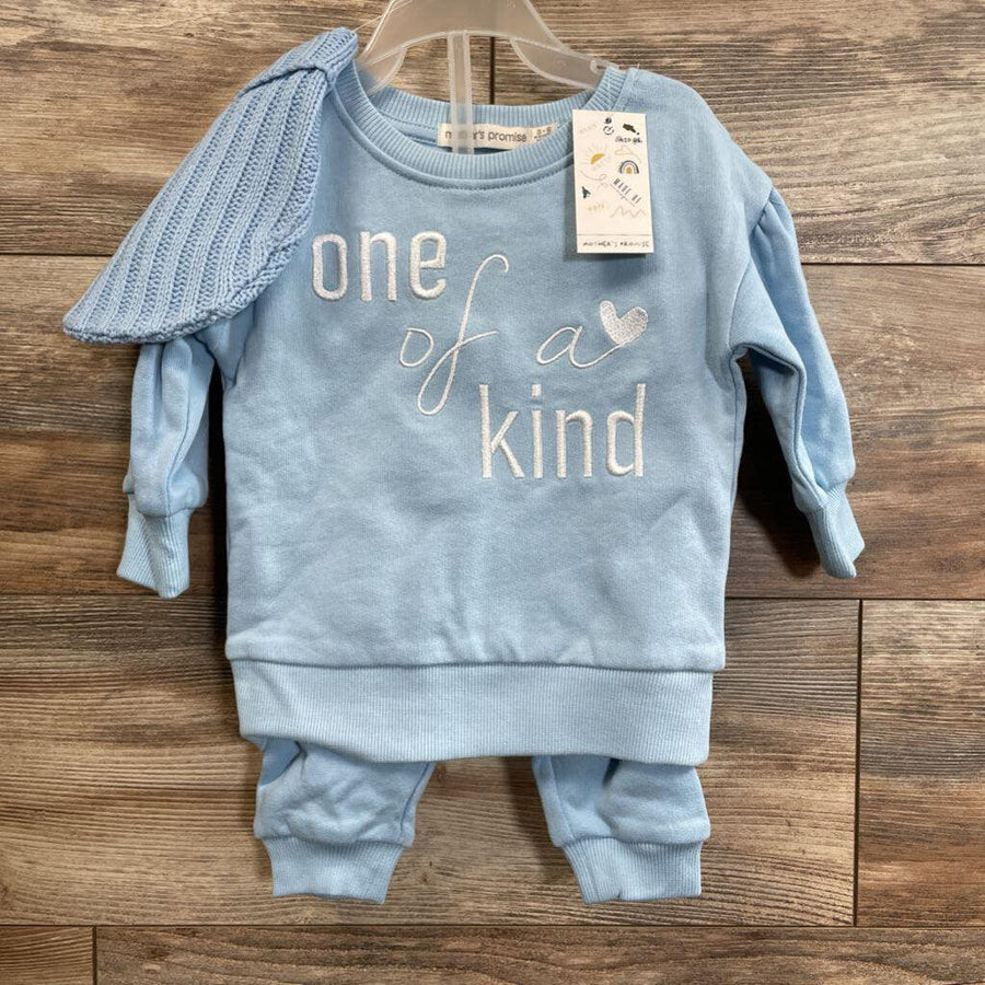 NEW Mother's Promise 3pc Sweatshirt Set W/Beanie - Me 'n Mommy To Be