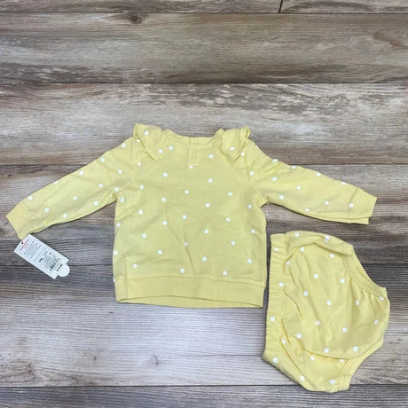 NEW Cat & Jack 2pc Polka Dot Sweatshirt & Bottoms sz 12m - Me 'n Mommy To Be