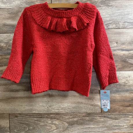 NEW Cat & Jack Ruffle Knit Sweater sz 2T - Me 'n Mommy To Be