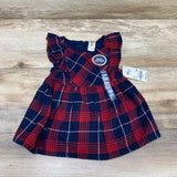 NEW Oshkosh Plaid Ruffle Dress sz 9m - Me 'n Mommy To Be