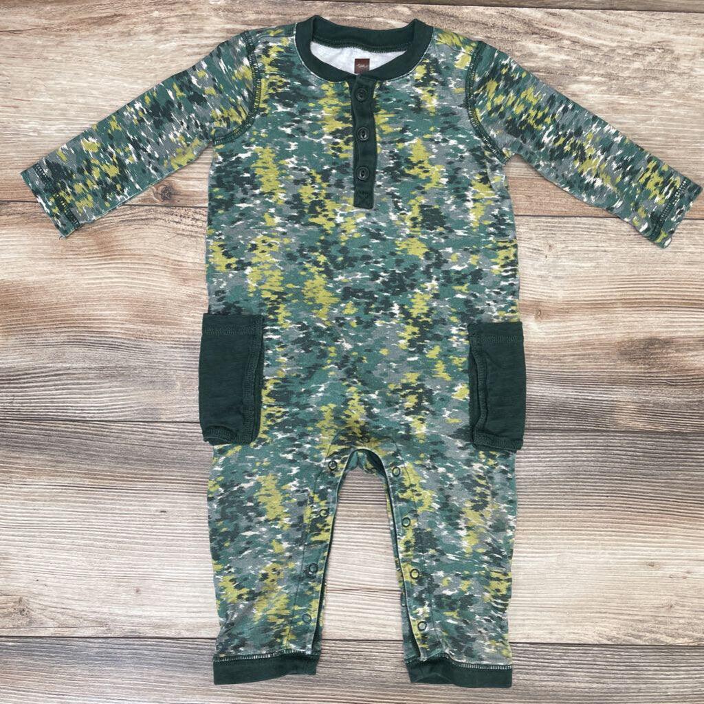 Tea Collection Henley Coverall sz 6-9m - Me 'n Mommy To Be