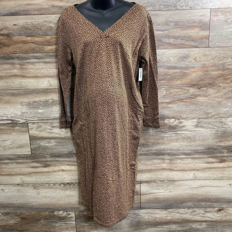 NEW Amazon Essentials Leopard Print Maternity Dress sz Medium - Me 'n Mommy To Be