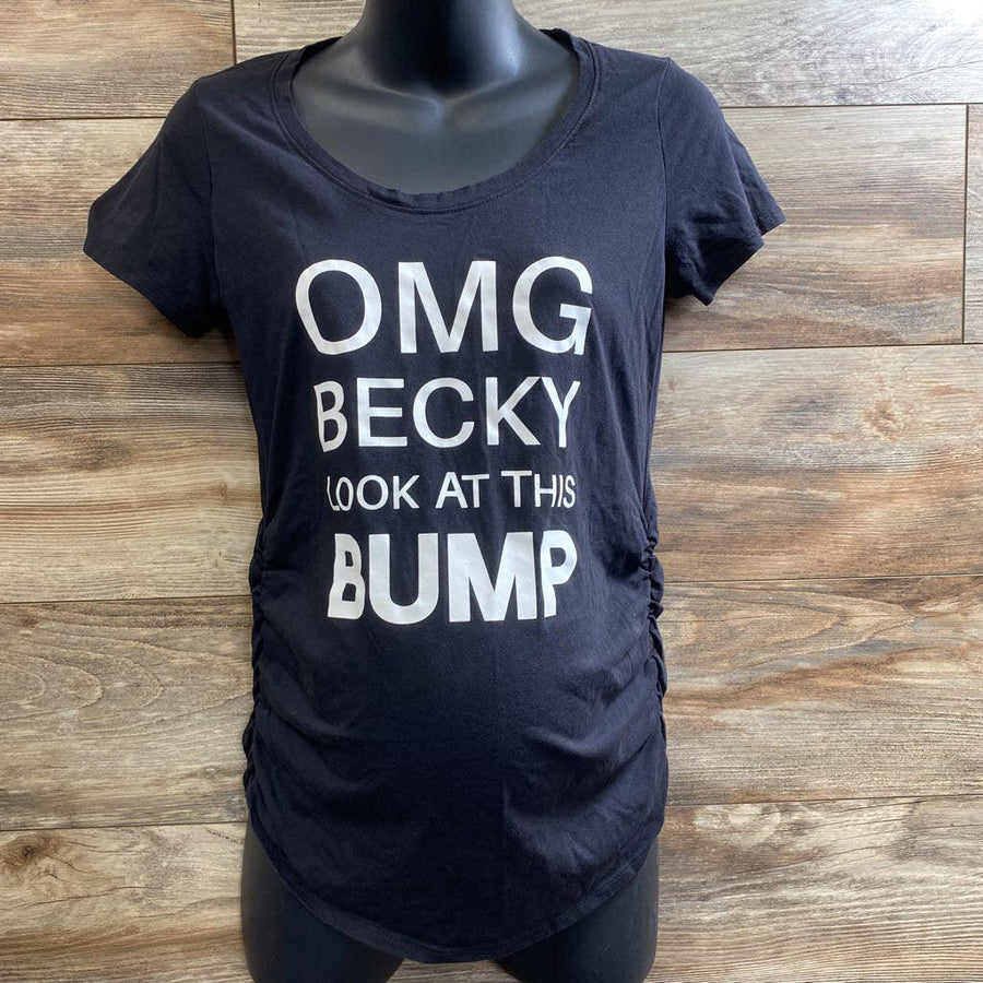 Motherhood OMG Becky Ruched Shirt sz Small - Me 'n Mommy To Be