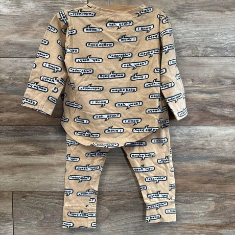 Huxbaby 2pc Text Bubbles Shirt & Pants sz 3T - Me 'n Mommy To Be