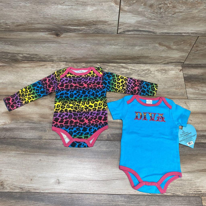 NEW Little Beginnings 2pk Bodysuits sz 6-9m - Me 'n Mommy To Be