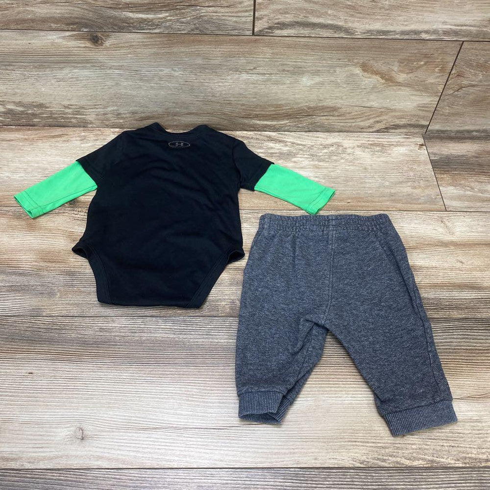 Under Armour 2Pc 2fer Bodysuit & Joggers sz 3-6m - Me 'n Mommy To Be