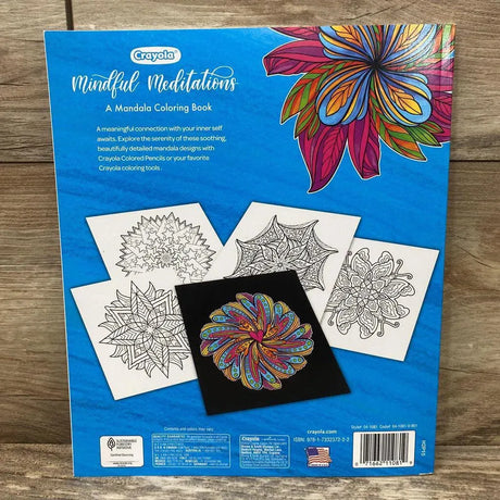 Crayola Mindful Mediations Mandala Coloring Book - Me 'n Mommy To Be