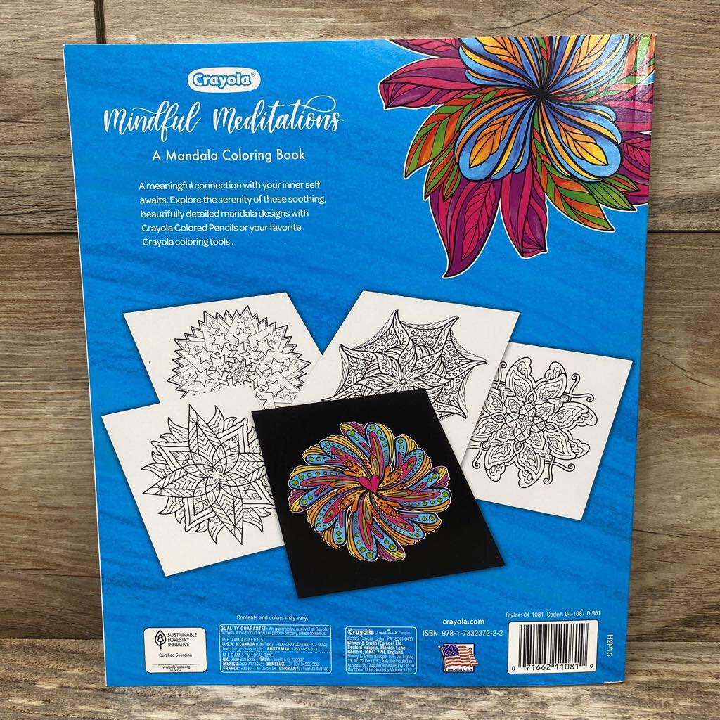 Crayola Mindful Mediations Mandala Coloring Book