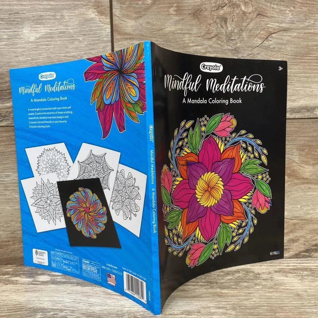 Crayola Mindful Mediations Mandala Coloring Book - Me 'n Mommy To Be