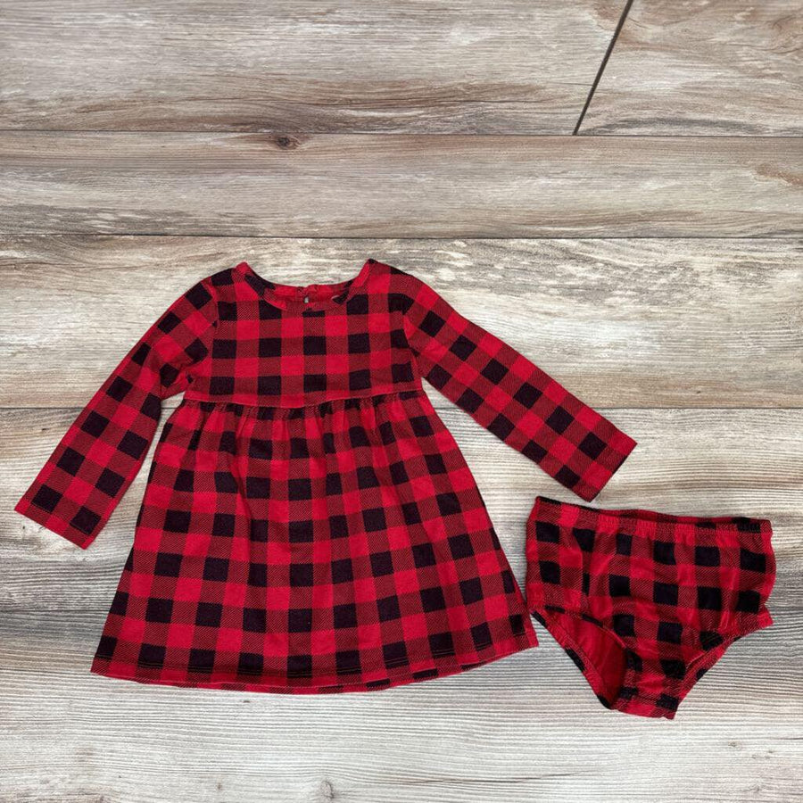 Wonder Nation Buffalo Dress & Bloomers sz 18m - Me 'n Mommy To Be