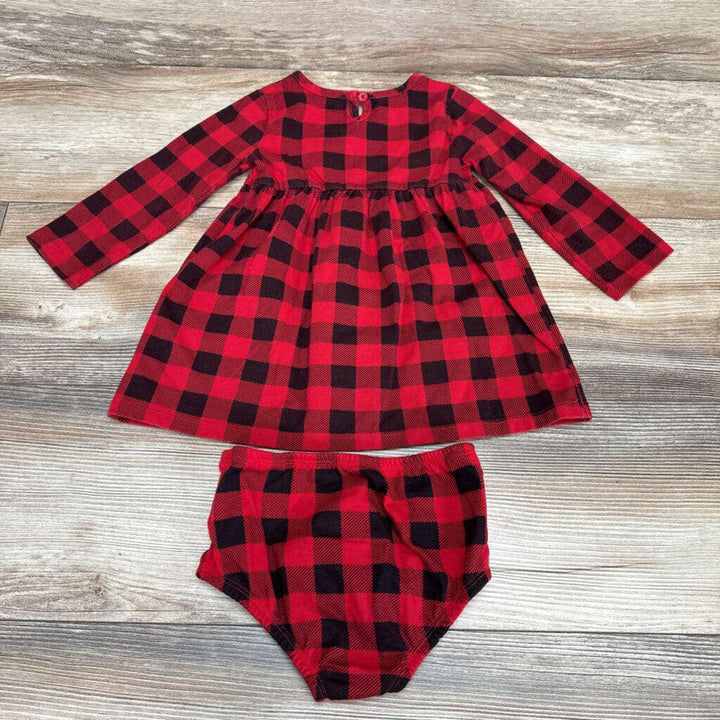 Wonder Nation Buffalo Dress & Bloomers sz 18m - Me 'n Mommy To Be