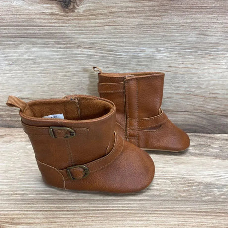 Old Navy Faux-Leather Tall Buckled Booties sz 3/4c - Me 'n Mommy To Be