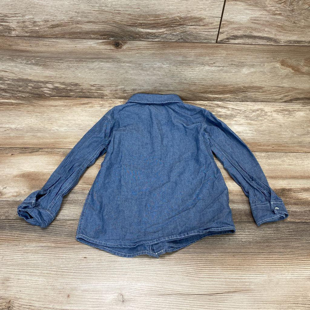 Carter's Chambray Button-Up Shirt sz 4T - Me 'n Mommy To Be