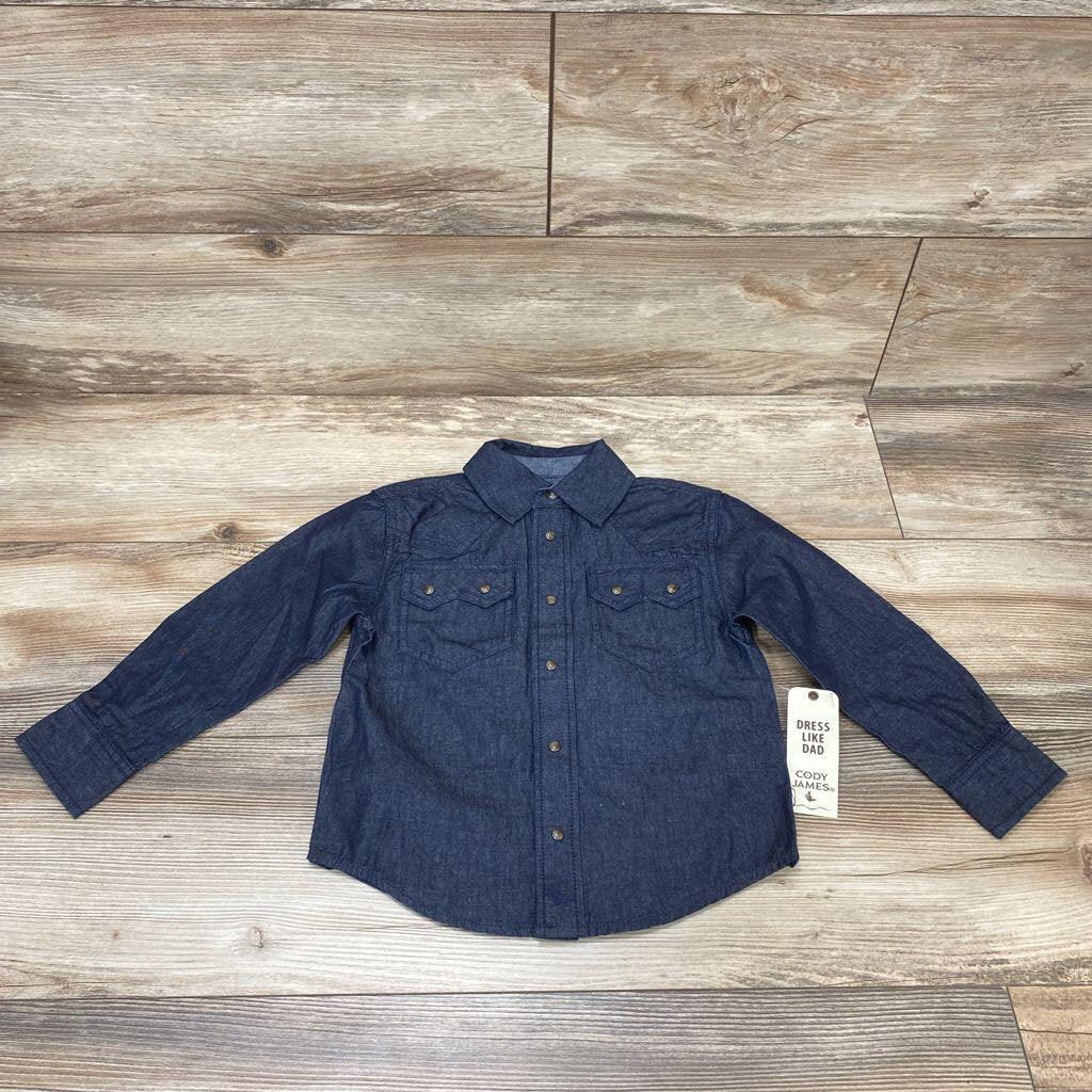 NEW Cody James Denim Snap Western Shirt sz 2T - Me 'n Mommy To Be
