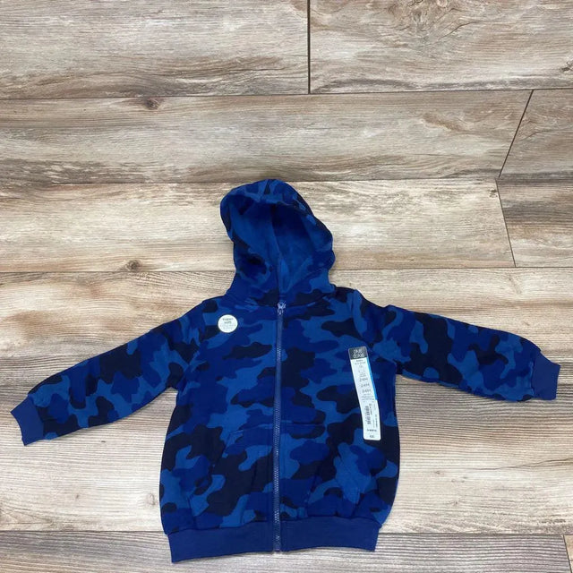 NEW Okie Dokie Fleece Full Zip Camo Hoodie sz 24M - Me 'n Mommy To Be