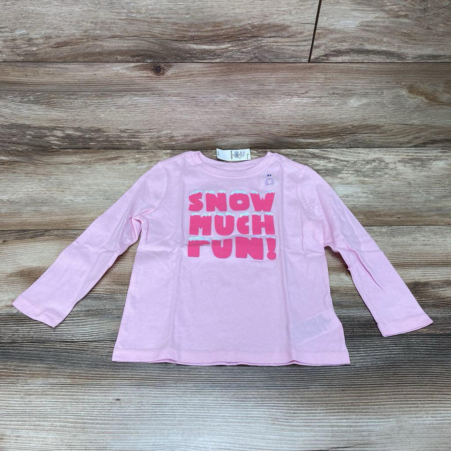 NEW Old Navy Long Sleeve Snow Much Fun Shirt sz 3T - Me 'n Mommy To Be
