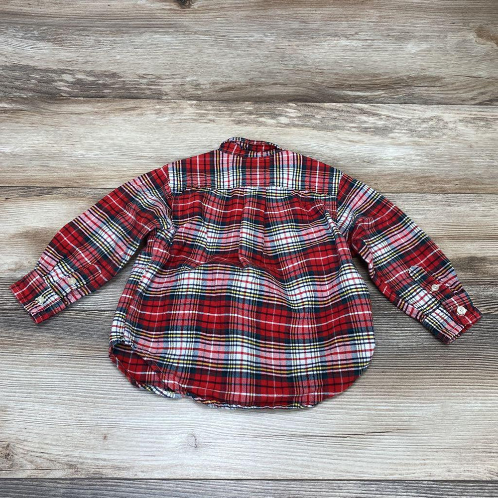 Chaps Plaid Button-Up Shirt sz 24m - Me 'n Mommy To Be