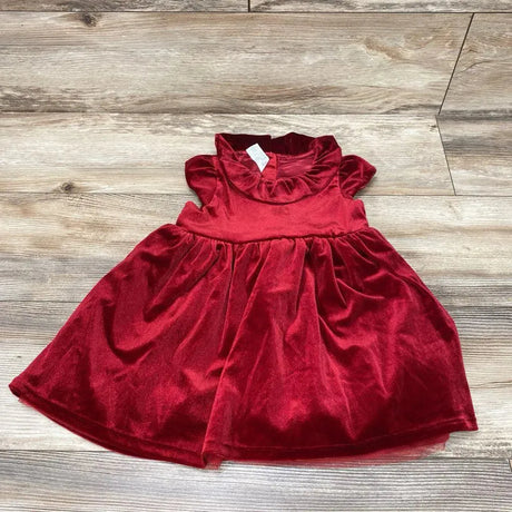 NEW H&M Velvet Dress W/Collar sz 18m - Me 'n Mommy To Be