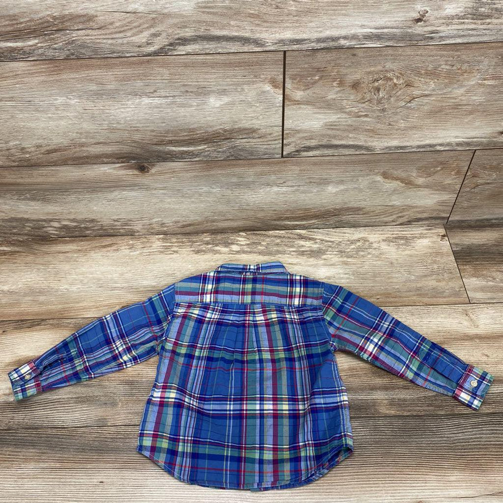 Ralph Lauren Plaid Button-Up Shirt sz 24m - Me 'n Mommy To Be