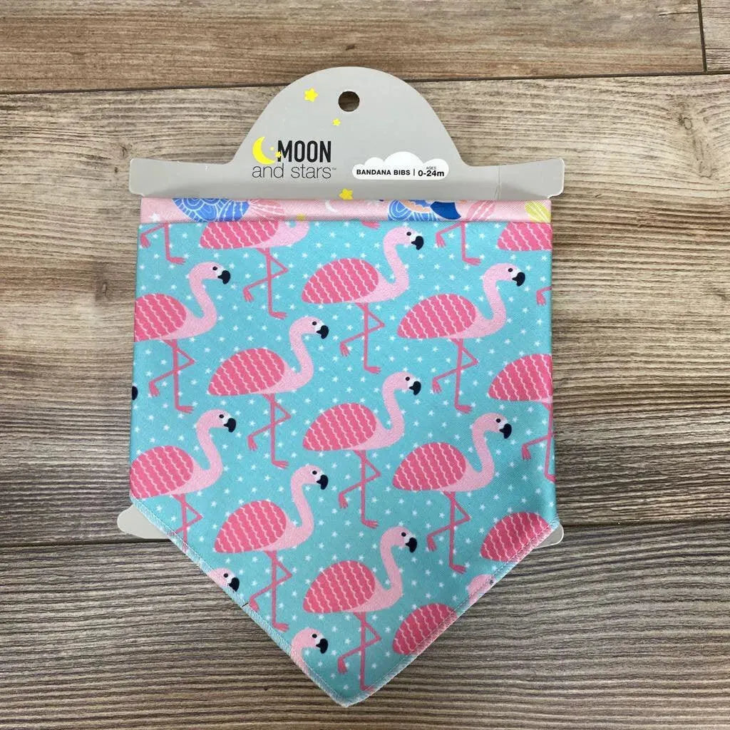 NEW Moon And Stars 2pk Bandana Bibs - Me 'n Mommy To Be