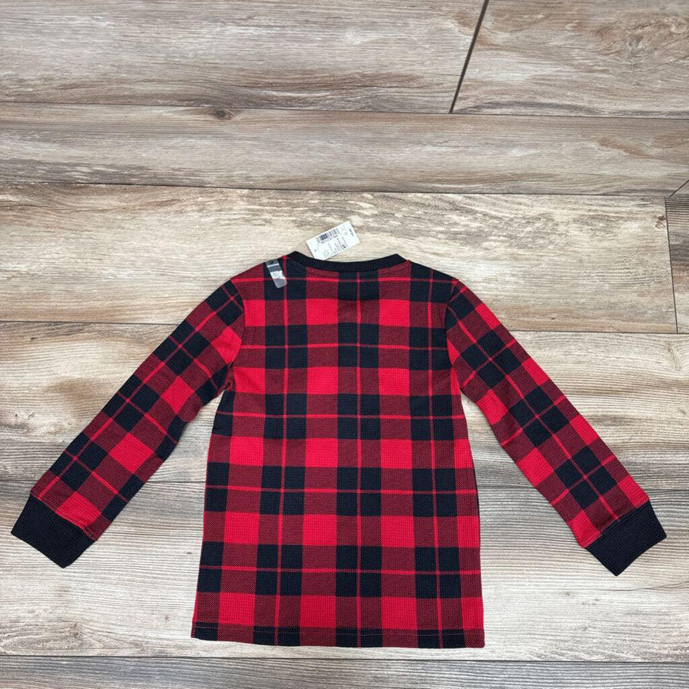 NEW Children's Place Plaid Henley Thermal Shirt sz 4T - Me 'n Mommy To Be
